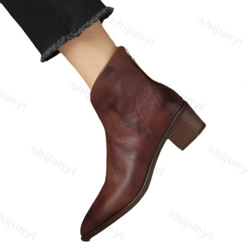 Botines de piel Wanda